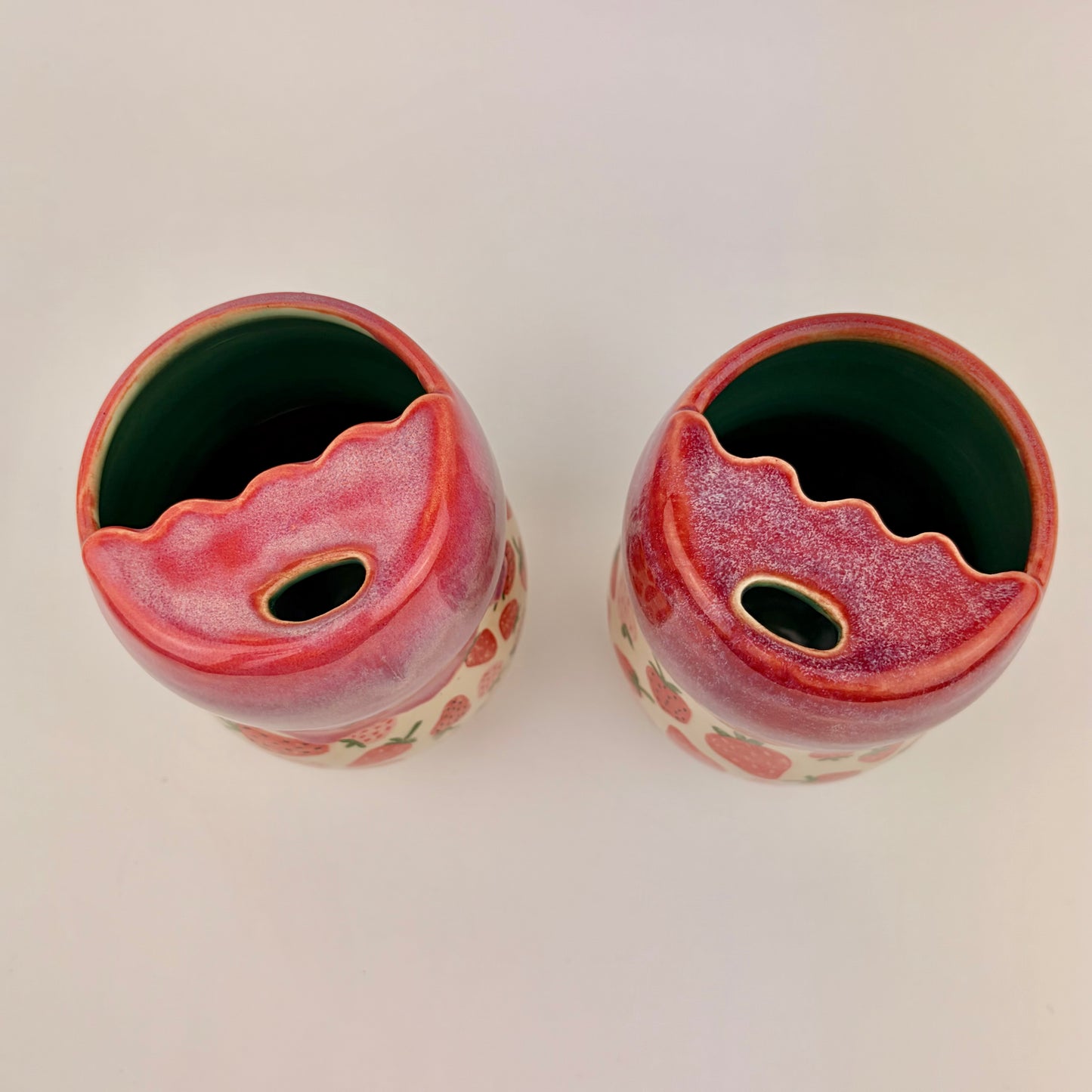 Curvy Strawberry Sippy Cup