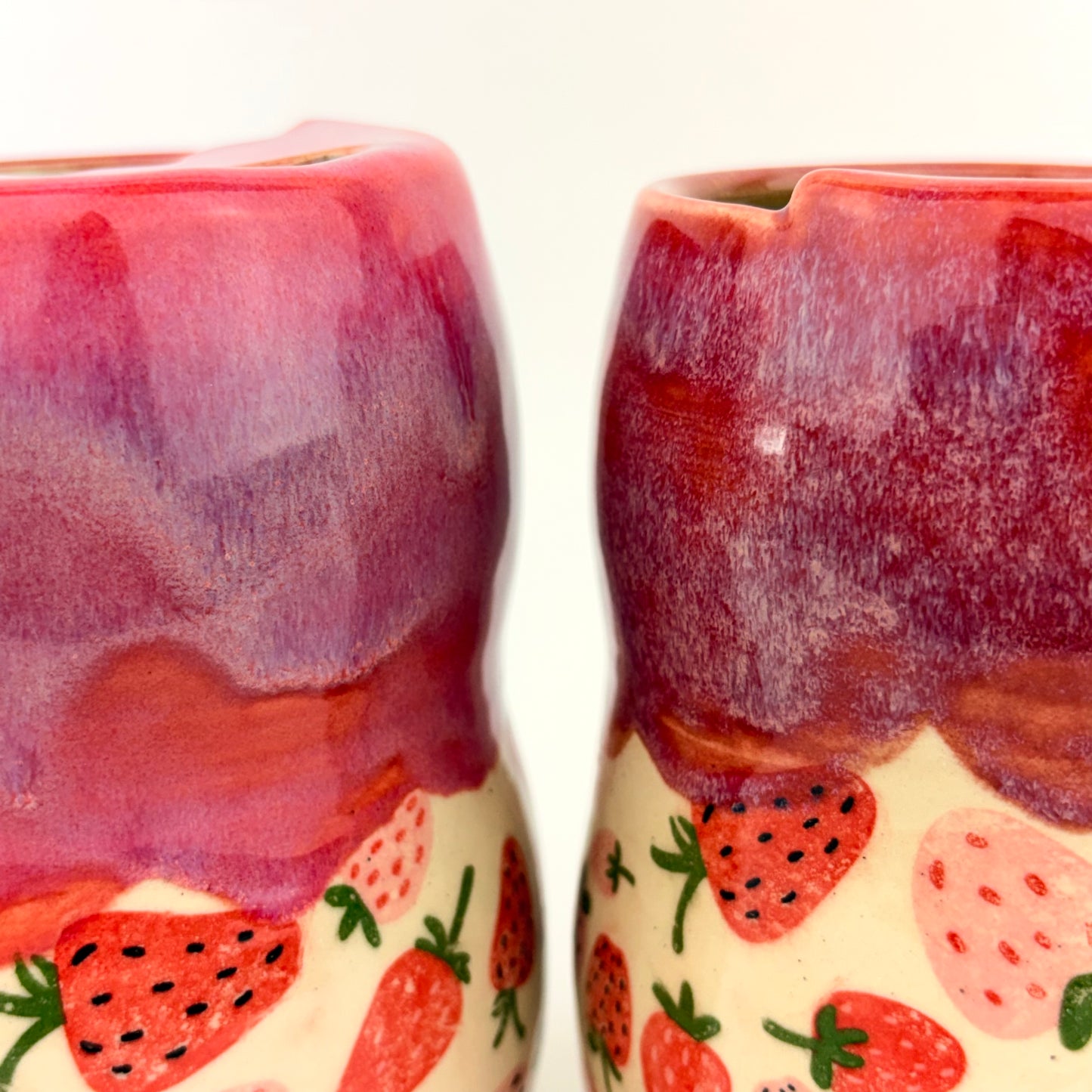 Curvy Strawberry Sippy Cup